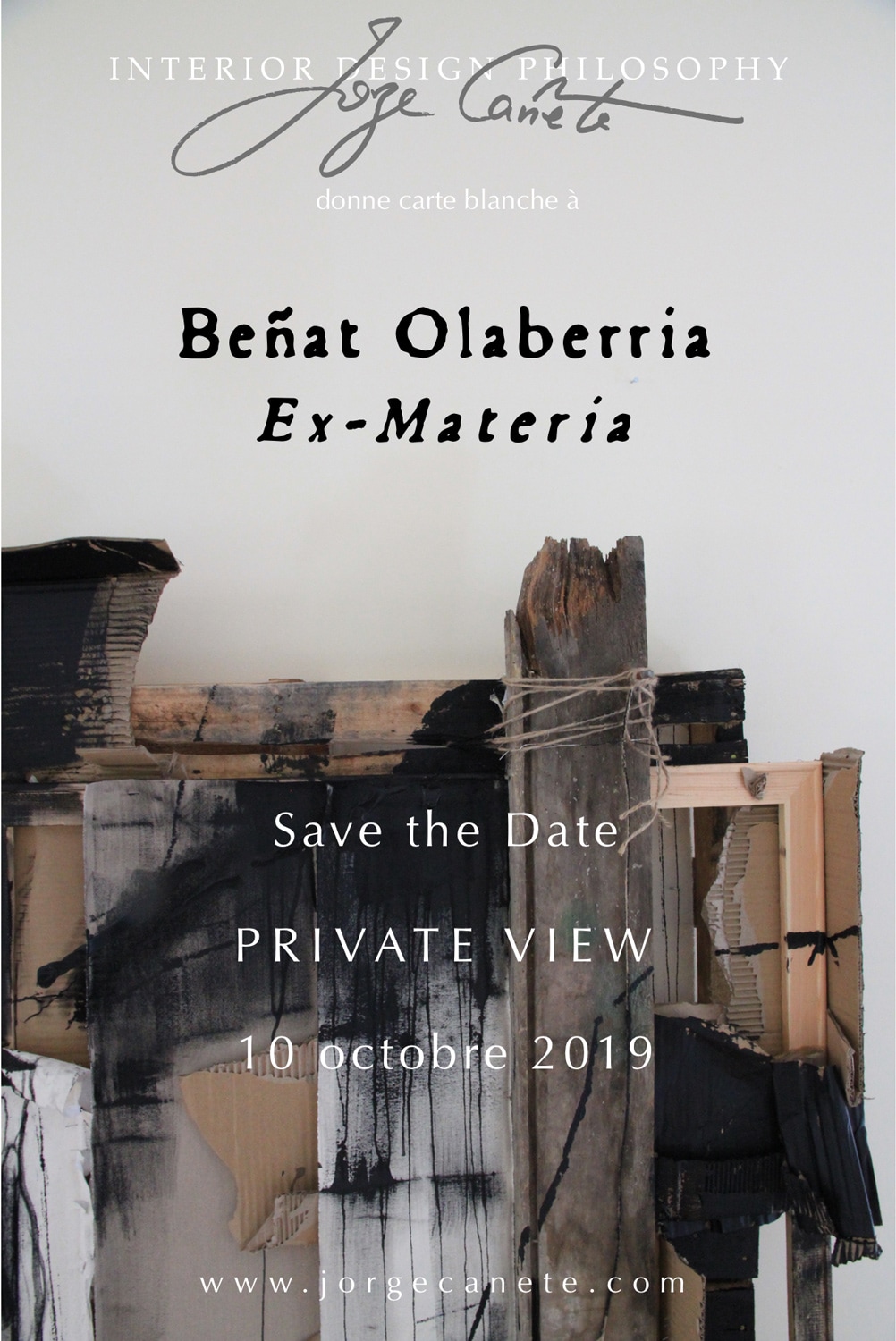 Exposition Ex-Materia par BEÑAT OLABERRIA
